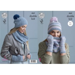 King Cole Strickanleitung (DK) 4869 für Damen