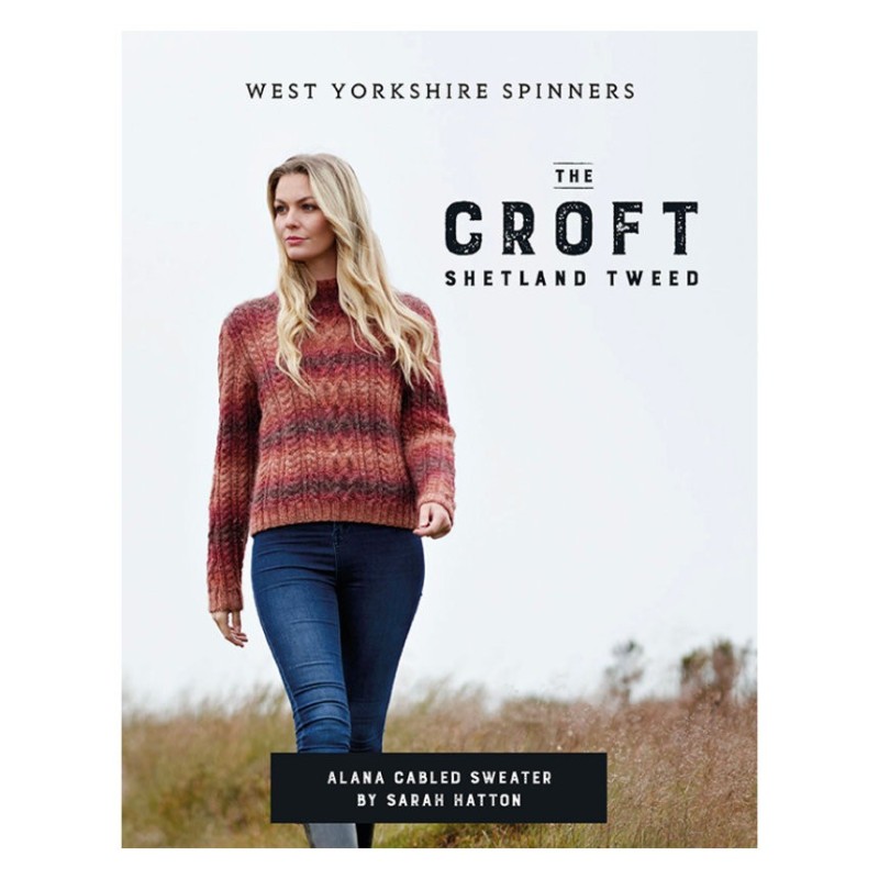 WYS - The Croft Roving - Alana Cabled Sweater