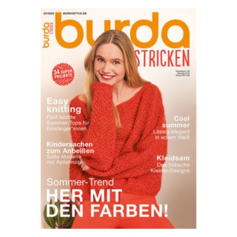 Burda Stricken - 03/2022 - Her mit den Farben