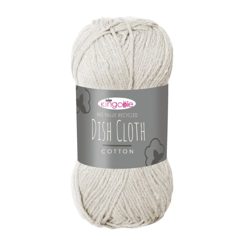King Cole Big Value Recycled Dishcloth Cotton - Baumwollgarn, nicht nur für Waschlappen und Handtücher