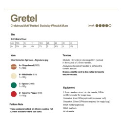 WYS - Stricksocke Gretel - Download Anleitung