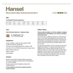 WYS - Stricksocke Hansel - Download Anleitung
