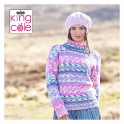 King Cole Nordic Chunky - Fair Isle Muster integriert