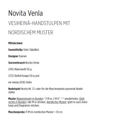 Garten-Handstulpe aus Novita Venla - Download Anleitung
