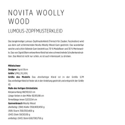 Zopfmusterkleid Lumous aus Novita Woolly Wood - Download Anleitung