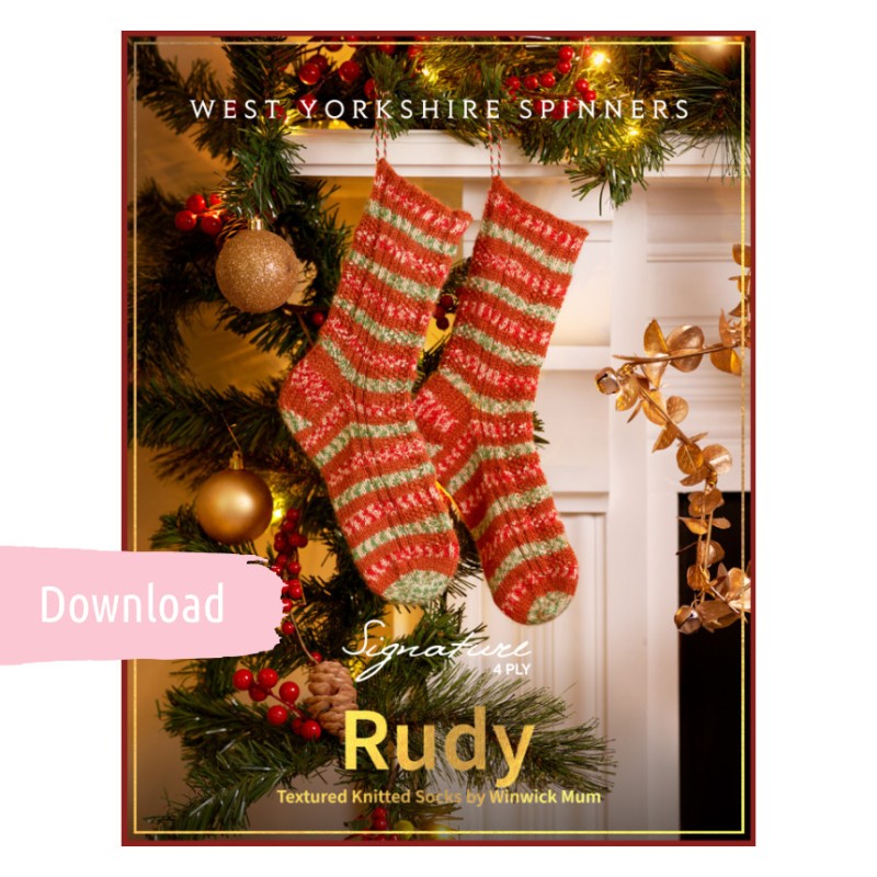 WYS - Stricksocke Rudy - Download Anleitung