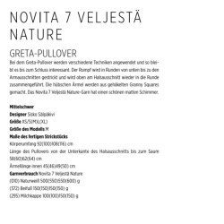 Pullover Greta aus Novita 7Brothers Nature - Download Anleitung