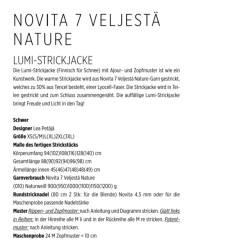 Strickjacke Lumi aus Novita 7Brothers Nature - Download Anleitung