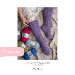 Wollsocken Artisokka aus Novita 7Brothers - Download Anleitung
