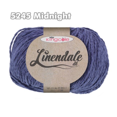 King Cole Linendale DK - unifarbenes, leichtes Baumwoll-Leinen Garn