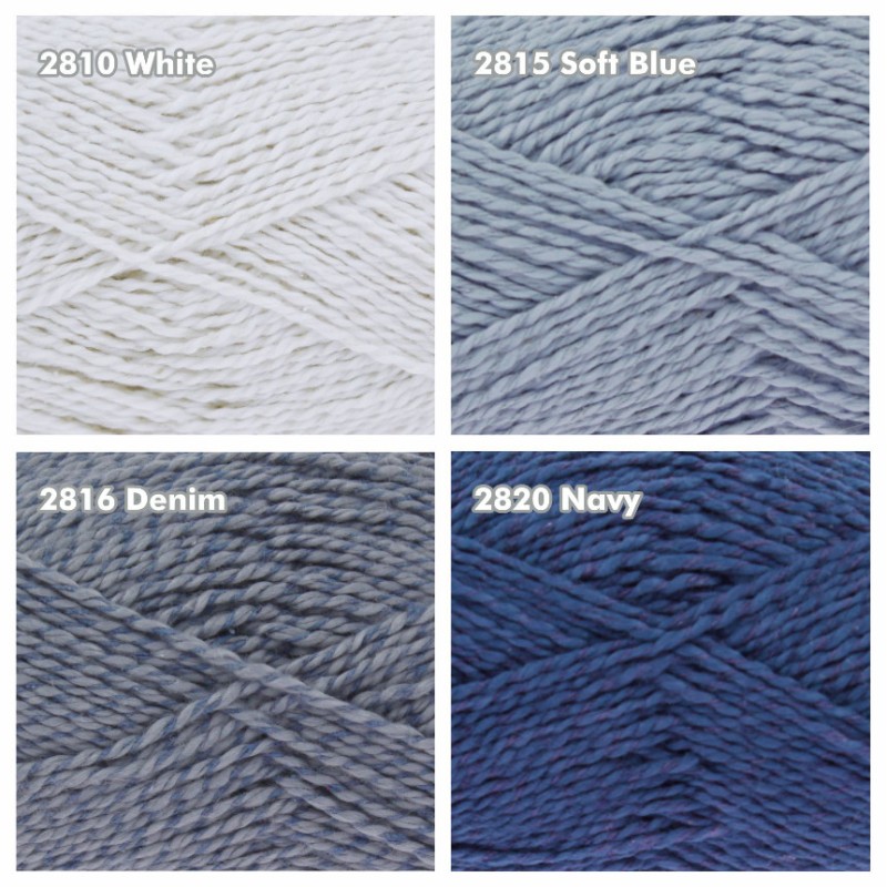 Set Highland Stripes mit KC Finesse Cotton Silk aus Maighreads Strickbuch - Der Kleine Strickladen