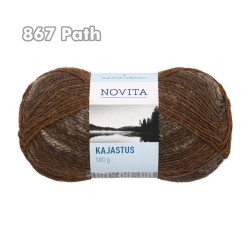 Novita Kajastus - ein luftiges Garn mit feinem Farbverlauf