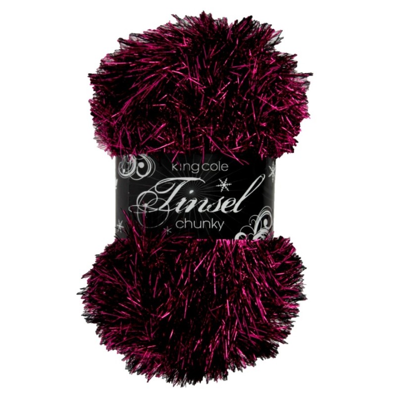 King Cole Tinsel Chunky - funkelndes Garn für Accessoires