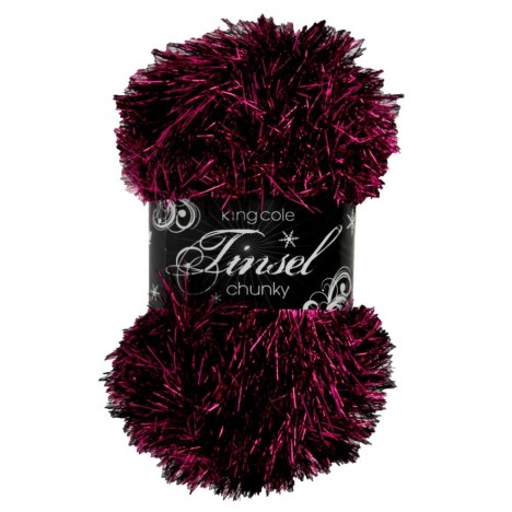 King Cole Tinsel Chunky - funkelndes Garn für Accessoires