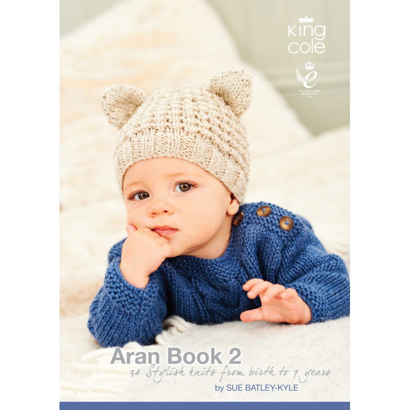 Buch Aran 2 mit 34 Strickanleitungen für Babies/Kinder von 0-7 Jahren  (Aran Book 2)