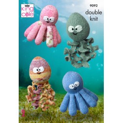 King Cole Strickanleitung 9092 Double Knit "Octopus"