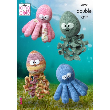 King Cole Strickanleitung 9092 Double Knit "Octopus"