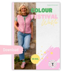 Colour Festival Weste - DOWNLOAD Anleitung von Brigitte Zimmermann