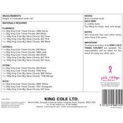 King Cole Häkelanleitung 9073 "Birds" - Deine Toilettenpapierrollen  verwandeln sich in witzige Piepmätze