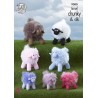 King Cole Strickanleitung 9080 "Sheeps"  für Tinsel DK & Chunky-Garn