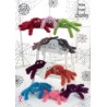 King Cole Strickanleitung 9086 "Spiders" für Tinsel Chunky Garn
