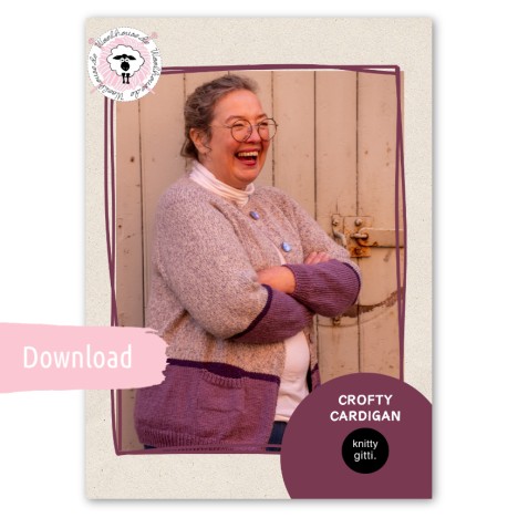 DOWNLOAD - Crofty Cardigan - Strick-Anleitung von Brigitte Zimmermann