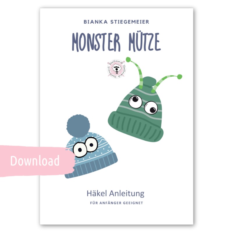Woolhouse Häkel-Anleitung Monstermütze - DOWNLOAD