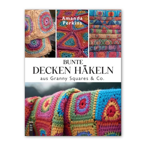 Bunte Decken häkeln aus Granny Squares & Co.
