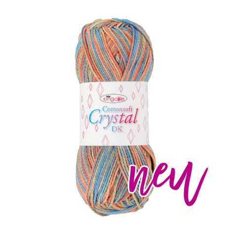 King Cole Cottonsoft Crystal DK - fröhliche Farben für dein Sommerprojekt