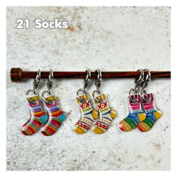 Emma Ball - Maschenmarkierer mit Karabiner - Crochet Marker