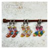 Emma Ball - Maschenmarkierer mit Karabiner - Crochet Marker