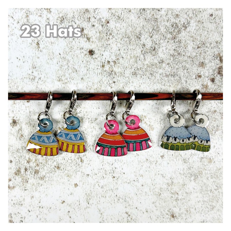 Emma Ball - Maschenmarkierer mit Karabiner - Crochet Marker