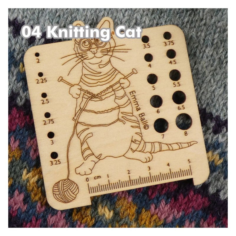 Emma Ball - Nadelmaß aus Holz - Needle Gauge