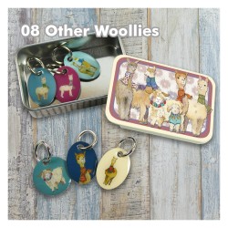 Emma Ball - Maschenmarkierer mit Öse in Dose - Stitch Marker in Tin