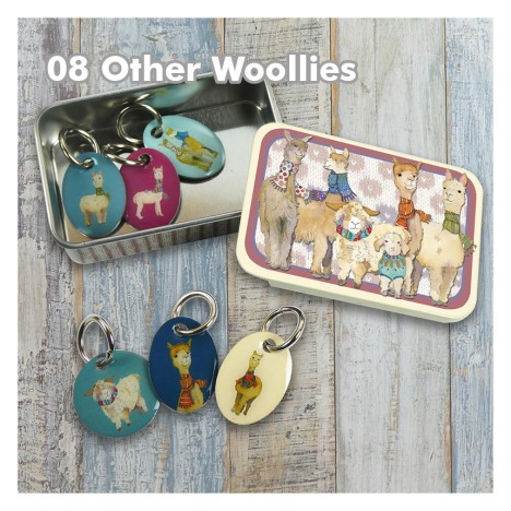 Emma Ball - Maschenmarkierer mit Öse in Dose - Stitch Marker in Tin