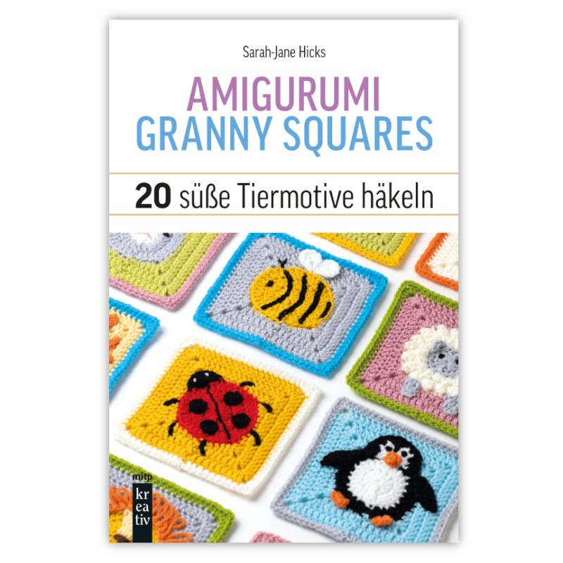 Amigurumi Granny Squares -20 süße Tiermotive häkeln