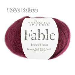 WYS - Fable Aran - Falklandwolle, Britisch Alpaka und Britisch Mohair