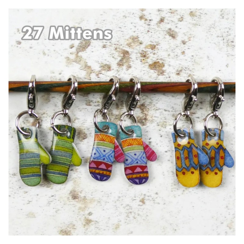 Emma Ball - Maschenmarkierer mit Karabiner - Crochet Marker