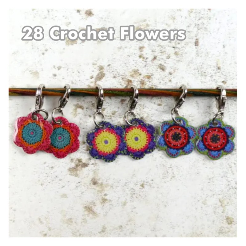 Emma Ball - Maschenmarkierer mit Karabiner - Crochet Marker