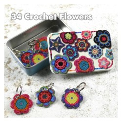 Emma Ball - Maschenmarkierer mit Öse in Dose - Stitch Marker in Tin