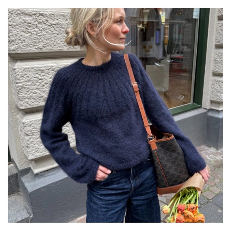 PetiteKnit - Strickanleitung Sunday Sweater Mohair Edition - Printversion