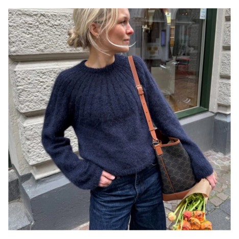 PetiteKnit - Strickanleitung Sunday Sweater Mohair Edition - Printversion