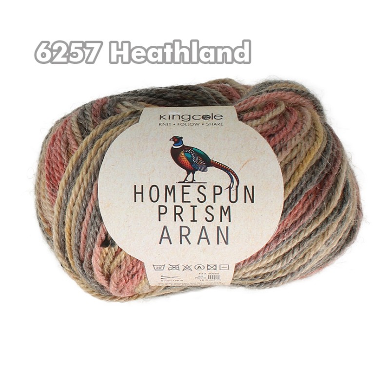 King Cole Homespun Prism Aran - Merino & Alpaca