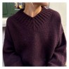 Strickanleitung PetiteKnit - Hannah Sweater V-neck