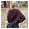 Strickanleitung PetiteKnit - Hannah Sweater V-neck