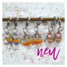 Emma Ball - Maschenmarkierer mit Karabiner - Crochet Marker