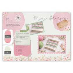 Mini-Stulpen Frühlingsblüte - Strickanleitung mit Durable Soqs - Printversion