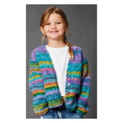 Colour Pop - Strickanleitung für Kinderpullover, Top & Cardigan aus Flair Chunky - Printversion