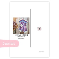DOWNLOAD - Nicola's Socke - Strickanleitung mit Signature 4ply