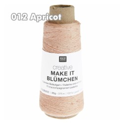 Rico Design - Make it Blümchen - feines Beilaufgarn mit Pailetten
